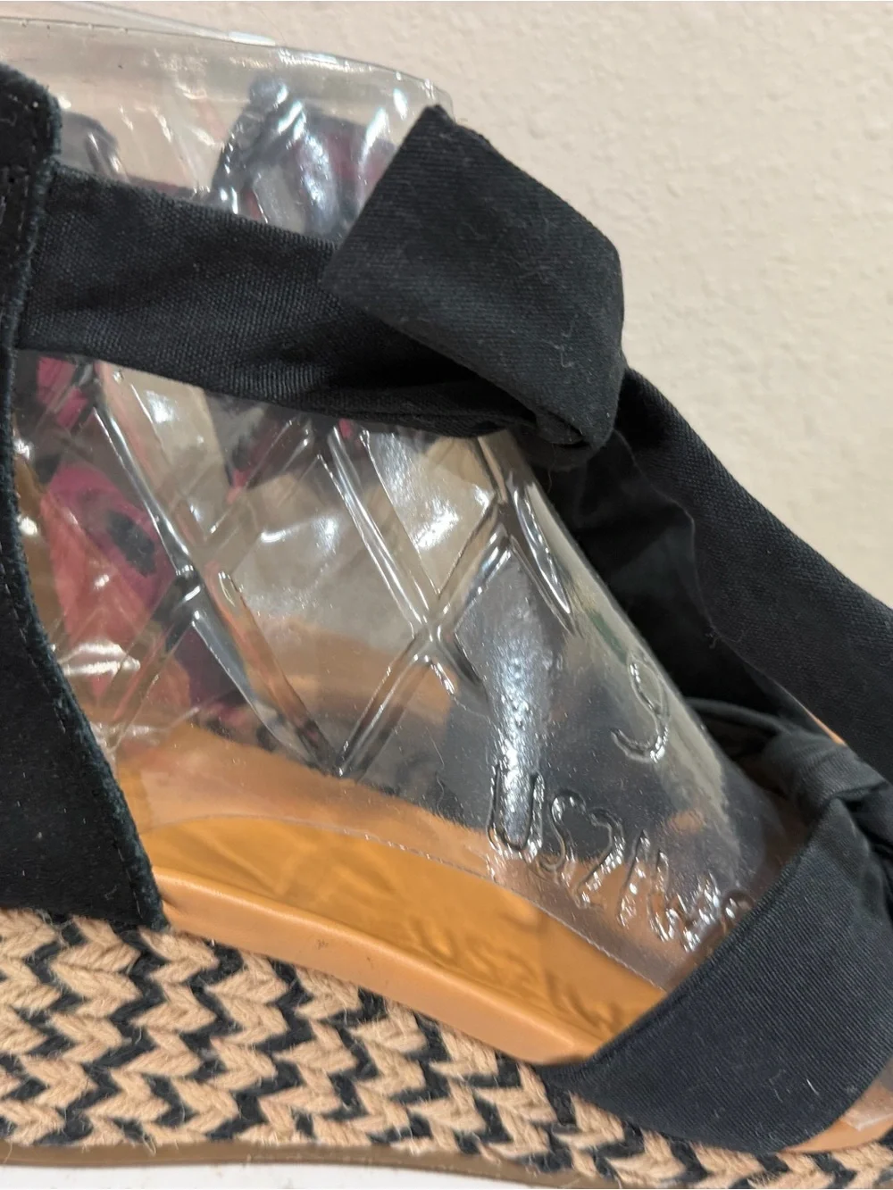 UGG black fabric